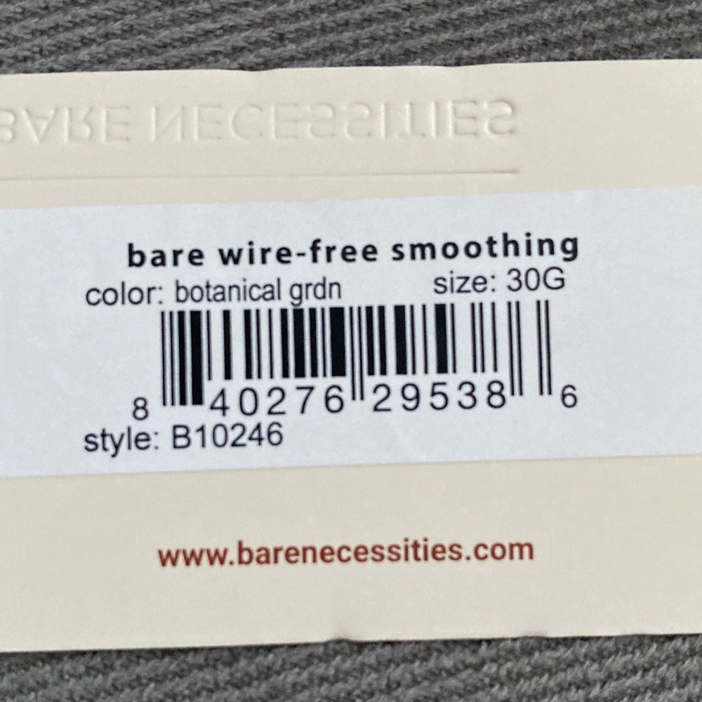NWT Bare Necessities Wire-Free Smoothing T-Shirt Bra in Botanical Garden 30G (US - Picture 4 of 5